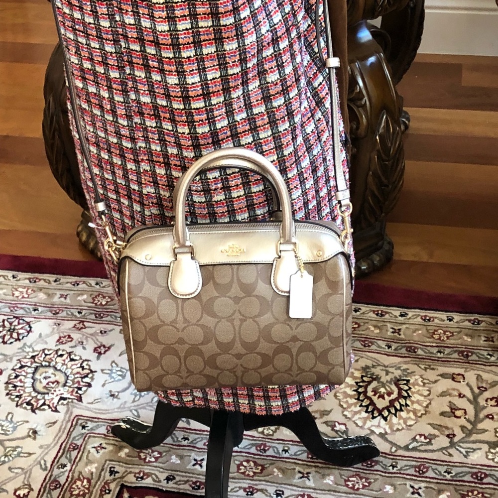 Authentic Coach signature handbag&wallet set - Picture 6 of 8